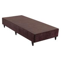 Base para Cama Box Solteiro Florence ll (23x78x188) Marrom