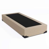 Base para Cama Box Solteiro Joe Linho (36x88x188) Bege