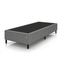 Base para Cama Box Solteiro Smartz Kupon 79cm x 188cm x 25cm Revestimento Reforçado Hipoalergênico e Antiácaro Ideal para Quartos Compactos Cor Cinza Base para Cama Box Solteiro Smartz Kupon 79cm x 188cm x 25cm Revestimento Reforçado Hipoalergênico e Antiácaro Ideal para Quartos Compactos Cor Cinza