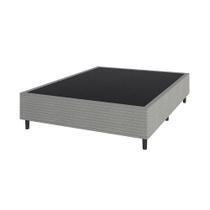 Base Para Cama Box Umaflex Casal New Londres Cinza