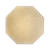 Base para Cesto de Crochê Woodplan Oitavada em MDF 30cm