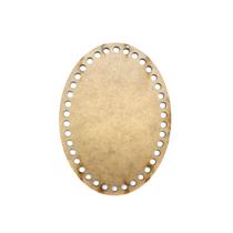 Base para Cesto de Crochê Woodplan Oval em MDF 20cm