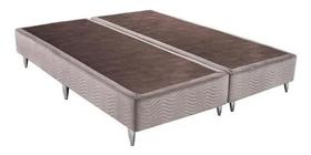 Base para Colchão Queen Sommier Camurça Bege Ortobom (158x198x036)