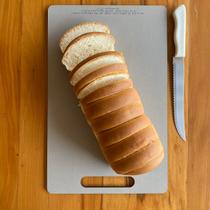 Base para cortar pão - Tábua de corte para pães - Bandeja para proteger mesa - Elegante e funcional