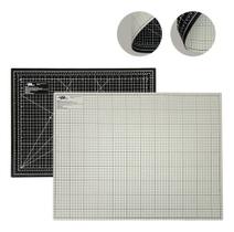 Base Para Corte A2 60x45 Preta E Cinza Duas Cores Dupla Face