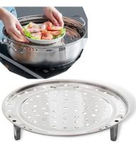 Base Para Cozimento A Vapor Cesto Cozinhar 22 Cm Redondo