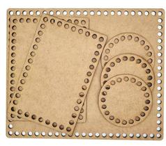 Base para Crochê MDF Cortado a Laser - Kit Completo com Várias Medidas Base para Crochê MDF Cortado a Laser - Kit Completo com Várias Medidas