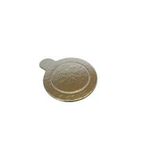 Base para Doce Redonda Prata Com 20 uni Decoração Festa Mesa