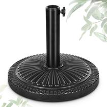 Base para guarda-sol de pátio FRUITEAM 38 cm 10,5 kg redonda preta