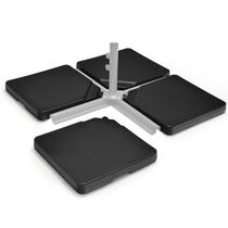 Base para guarda-sol Giantex 102 x 102 x 6 cm, reforçada, 100 kg Base para guarda-sol Giantex 102 x 102 x 6 cm, reforçada, 100 kg