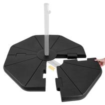 Base para guarda-sol Giantex de 4 peças em HDPE, preenchível, 94 x 109 x 8 cm Base para guarda-sol Giantex de 4 peças em HDPE, preenchível, 94 x 109 x 8 cm