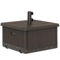 Base para Guarda-Sol Mesa Outsunny 53x53x45 cm Capacidade de 80 kg Base para Guarda-Sol Mesa Outsunny 53x53x45 cm Capacidade de 80 kg