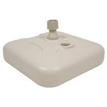 Base para Guarda-Sol/Ombrelone 18kg Água/Areia Alça Transporte - Preto/Branco - Bel