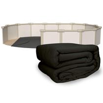 Base para Liner de Piscina Rhino Pad 5,5 m x 10 m Oval Durável