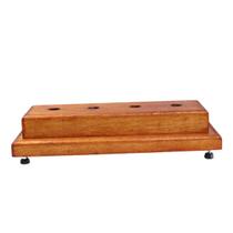 Base para Mastro de Bandeira Madeira Caixeta 48,5x19,5x11,5cm 4 Furos Base para Mastro de Bandeira Madeira Caixeta 48,5x19,5x11,5cm 4 Furos
