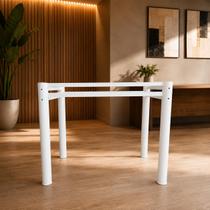 Base Para Mesa 120x80cm Aço Reforçado Para Granito Vidro Mármore E Madeira