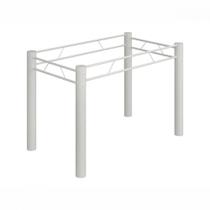 Base Para Mesa De 140x75 Paris Liso Branco Teixeira Branco
