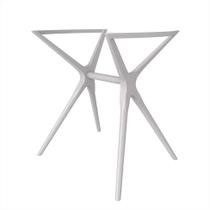 Base para Mesa de Cozinha Retangular Baletto Branca (55x66 cm)