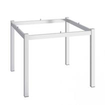 Base para Mesa de Jantar Califórnia P403 Prata/Cromado