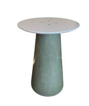 Base para Mesa de Jantar Cone Cimento Queimado para Tampos de 60 cm até 110 cm