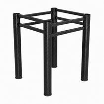Base Para Mesa De Jantar Quadrada Tubular 75cm Para Tampos De Granito Mármore Vidro Madeira Base Para Mesa De Jantar Quadrada Tubular 75cm Para Tampos De Granito Mármore Vidro Madeira