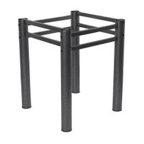 Base Para Mesa De Jantar Quadrada Tubular 75cm Para Tampos De Granito Mármore Vidro Madeira - D'DUZZA MIX