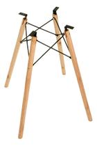 Base Para Mesa Eiffel 75cm Charles Eames Pé Palito Eucalipto Para Tampo Madeira