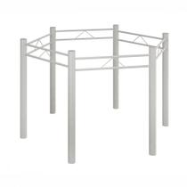 Base Para Mesa Sextavada 120x140 Liso Branco Teixeira