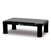 Base para Monitor Goldentec - Ajuste de Altura - Antiderrapante - Suporte para Celular - Preto