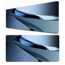 Base para Mouse Azul Estilo Minimalista Estampa Abstrata para Mesa Gamer Home Office Base para Mouse Azul Estilo Minimalista Estampa Abstrata para Mesa Gamer Home Office