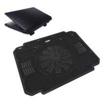 Base Para Notebook Até 17 Polegadas Com Cooler Luminoso Refrigeração USB 2.0 Azul - KP9012