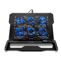 Base para Notebook Multi Hexa com 6 Coolers até 17 - AC282