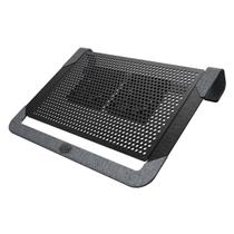 Base para notebook u2 plus v2 - alumínio- 2 fans - 80 mm - Base para notebook u2 plus v2 - alumínio- 2 fans - 80 mm -