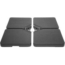 Base para Ombrellone 60L - 80kg com 4 Peças Preto CL-BO-60L CASA LYS