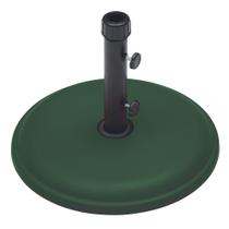 Base para Ombrellone Redonda de Concreto Expandido 16kg Verde Base para Ombrellone Redonda de Concreto Expandido 16kg Verde