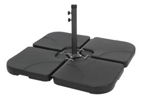 Base Para Ombrelone Central Com 4 Pecas 52x52 Cm