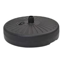 Base para Ombrelone Central HDPE Rivatti em Polietileno de Alta Densidade Preto