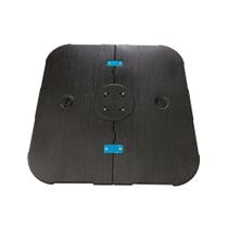 Base para Ombrelone Lateral Plus Fratini Quadrado em Plástico (HDPE) Cor Preto Base para Ombrelone Lateral Plus Fratini Quadrado em Plástico (HDPE) Cor Preto