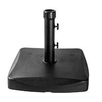Base Para Ombrelone Quadrada Concreto Preto 25kg - Bel Fix