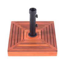 Base para Ombrelone Quadrada em Concreto com Revestimento de