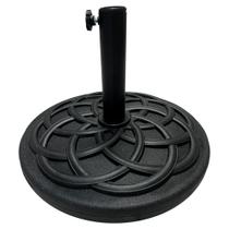 Base para Ombrelone ZAKA Concreto Revestido em PVC Preto 19 kg Ø 48 cm Base para Ombrelone ZAKA Concreto Revestido em PVC Preto 19 kg Ø 48 cm