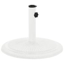 Base para Paraguas SKM de Hierro Fundido Blanco 45x45x30 cm con Adaptador Base para Paraguas SKM de Hierro Fundido Blanco 45x45x30 cm con Adaptador