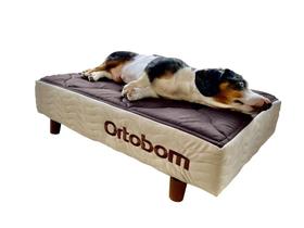 Base Para Pet Camurça Bege (13X80X60) - Ortobom