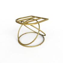 Base para Poltrona Aramada em Aço Estrutura Metálica Dourado Mobília Decor Base para Poltrona Aramada em Aço Estrutura Metálica Dourado Mobília Decor