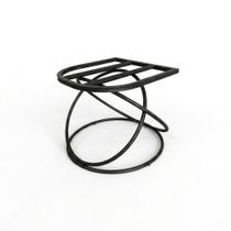 Base para Poltrona Aramada Estrutura Metálica em Aço Preto Mobília Decor Base para Poltrona Aramada Estrutura Metálica em Aço Preto Mobília Decor