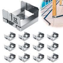 Base para Poste Hedday 6x6 Galvanizada Resistente 6 unidades