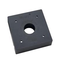 Base para poste Myard 4x4 em nylon anti-UV, 2 unidades Base para poste Myard 4x4 em nylon anti-UV, 2 unidades
