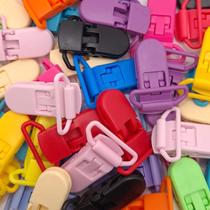 Base para Prendedor de Chupeta Clip Jacaré Plástico Colorido 30x42mm 1pçs 6g Base para Prendedor de Chupeta Clip Jacaré Plástico Colorido 30x42mm 1pçs 6g