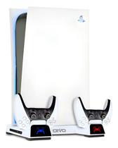 Base Para Ps5 Fat Cooler Resfriamento Carregador 2 Controles - Oivo