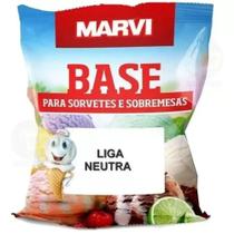 Base Para Sorvete Liga Neutra M10 1,0kg Marvi